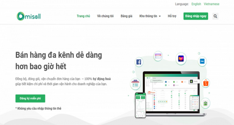 Omisell, tool bán hàng Shopee cho các shop bán hàng online Shopee