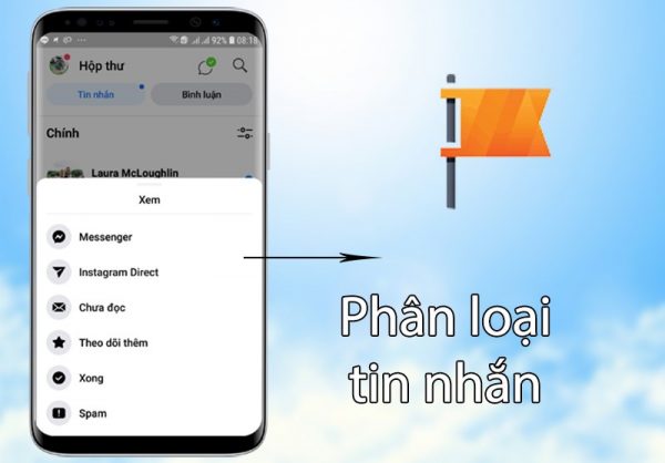 App fanpage sẽ giúp phân loại tin nhắn hiệu quả