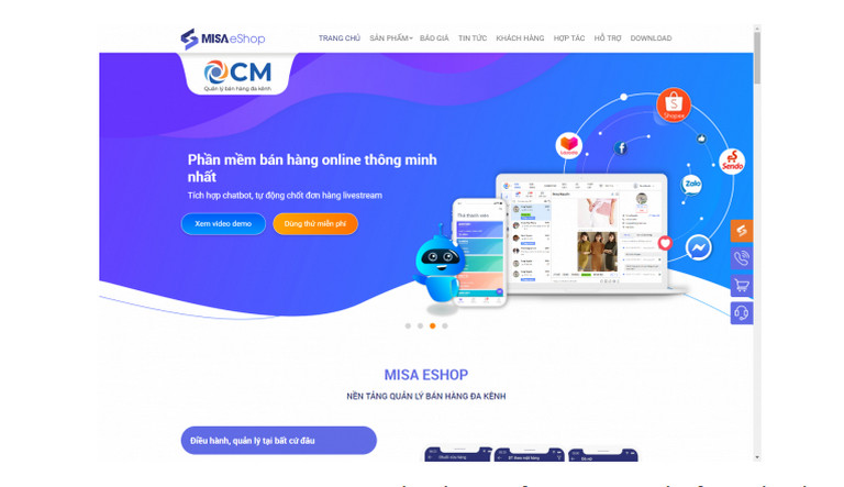 Phần mềm quản lý kho MISA eShop giúp kiểm tra hàng tồn kho nhanh chóng