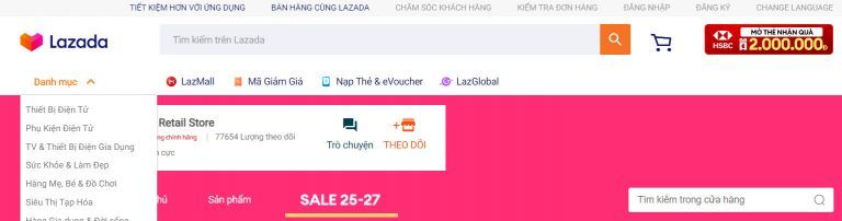 bán hàng trên Lazada bằng điện thoại