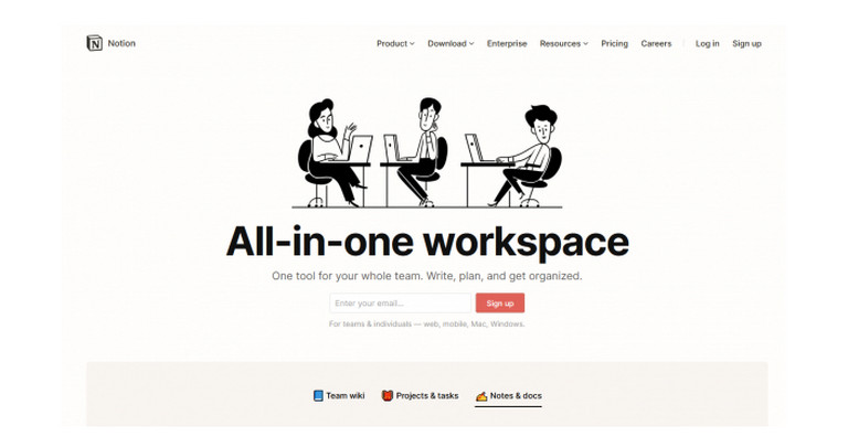 Ứng dụng quản lý công việc Notion