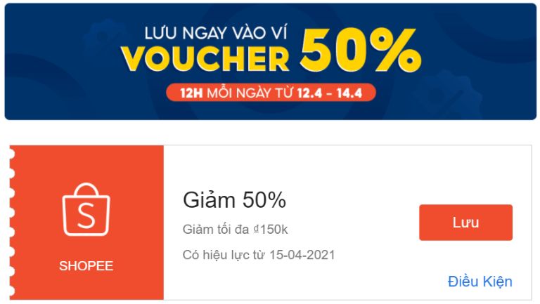 cách đăng mã giảm giá trên Shopee