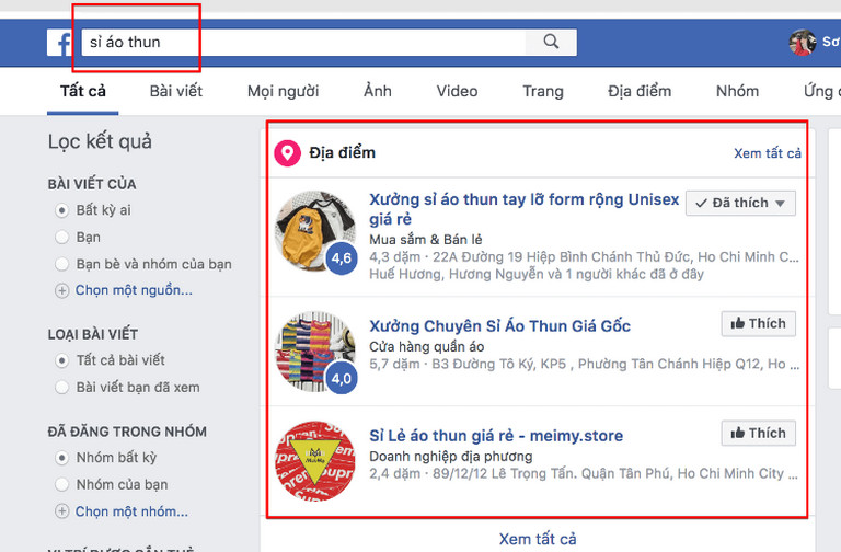 Tìm nguồn hàng giá rẻ bán online trên Facebook