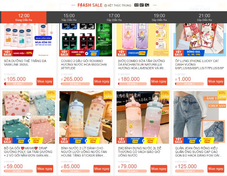Flash sale shopee