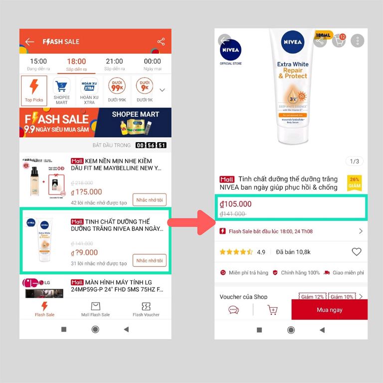 Bí quyết săn sale Shopee