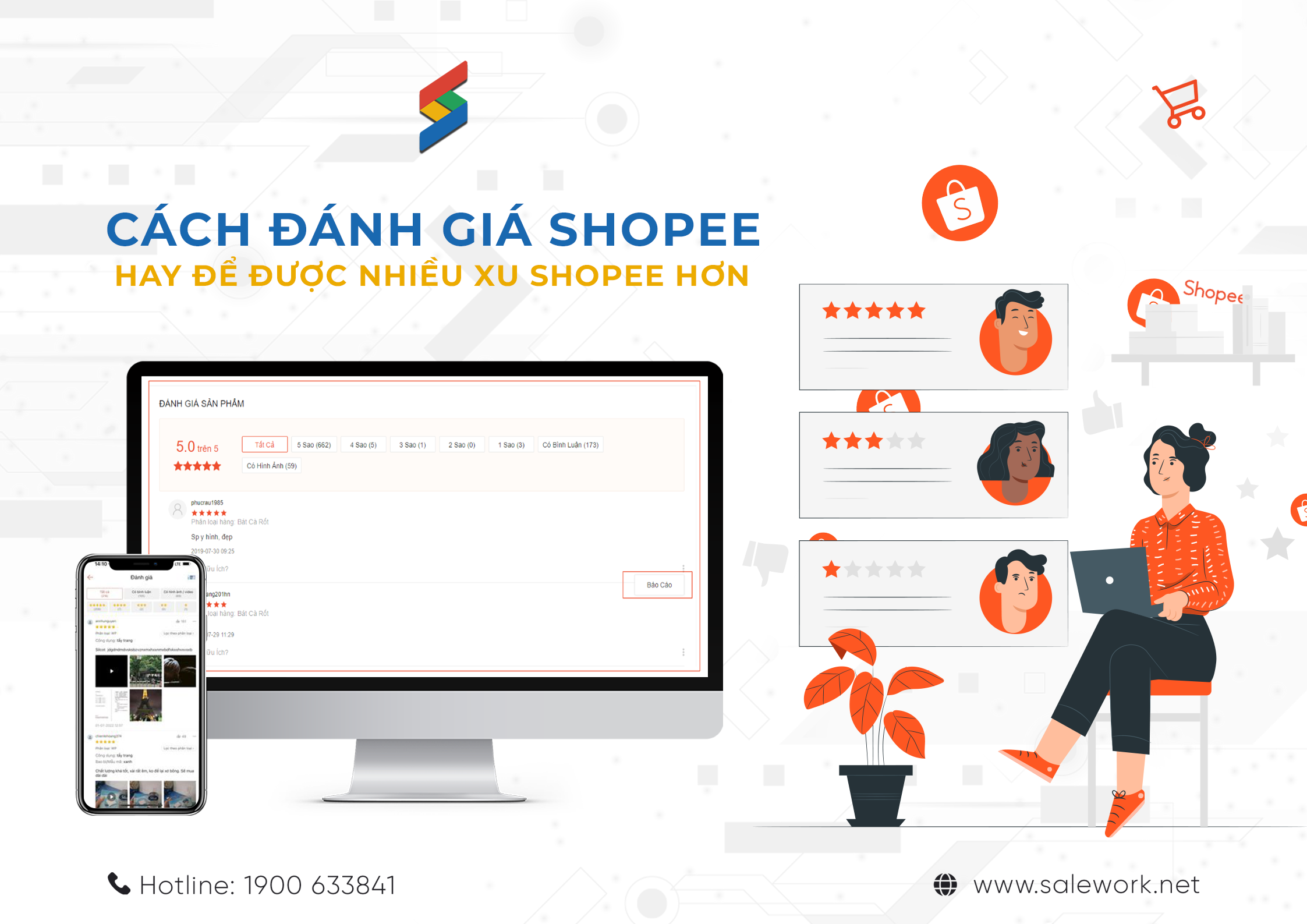 Cách đánh giá shopee để được nhiều xu hơn