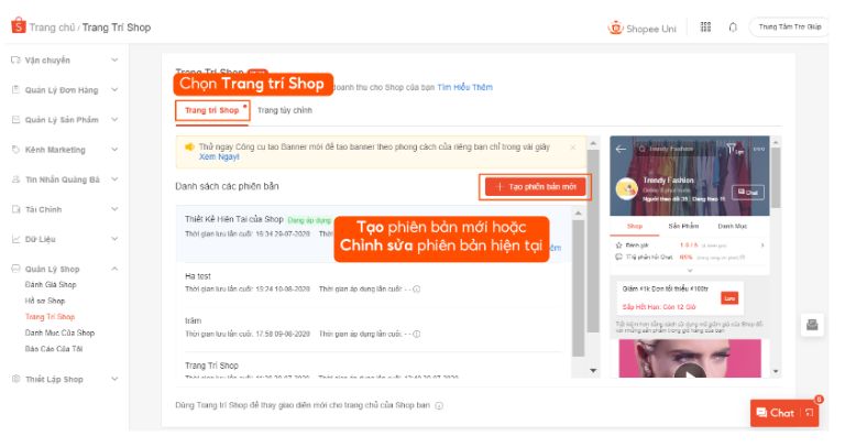 Kích thước ảnh Shopee