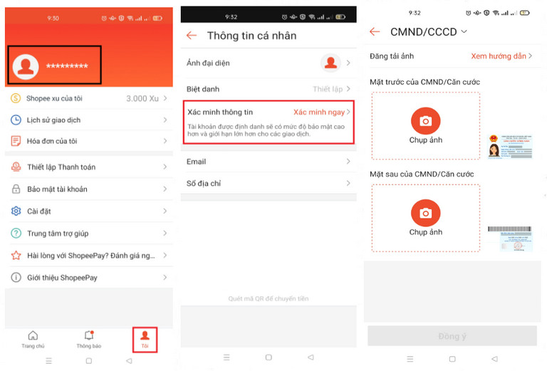 Hướng dẫn xác minh tài khoản Ví Shopee Pay