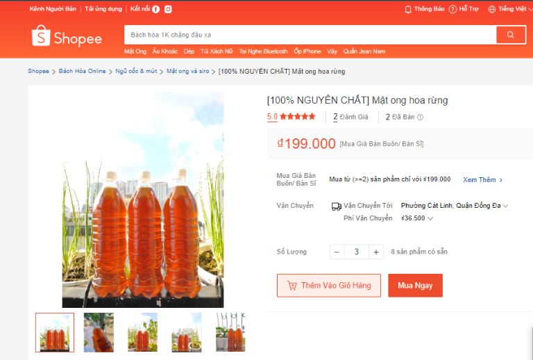 đặt đơn ảo shopee là gì