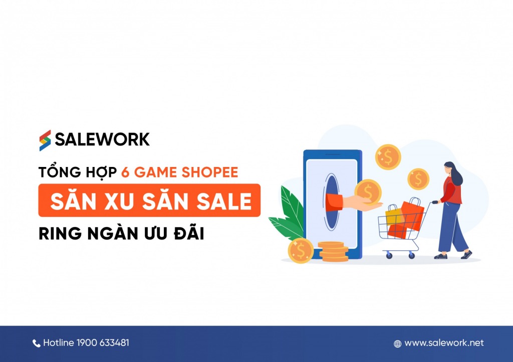 Tổng hợp 6 game Shopee săn xu săn sale ring ngàn ưu đãi