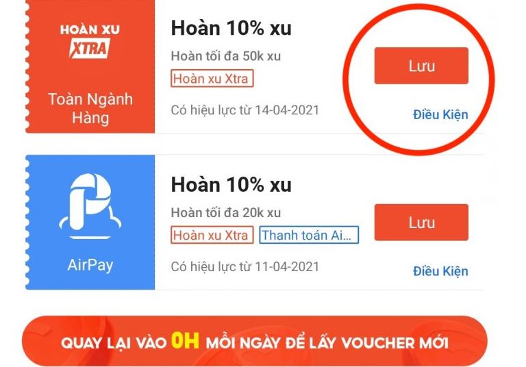 Hoàn xu extra shopee là gì