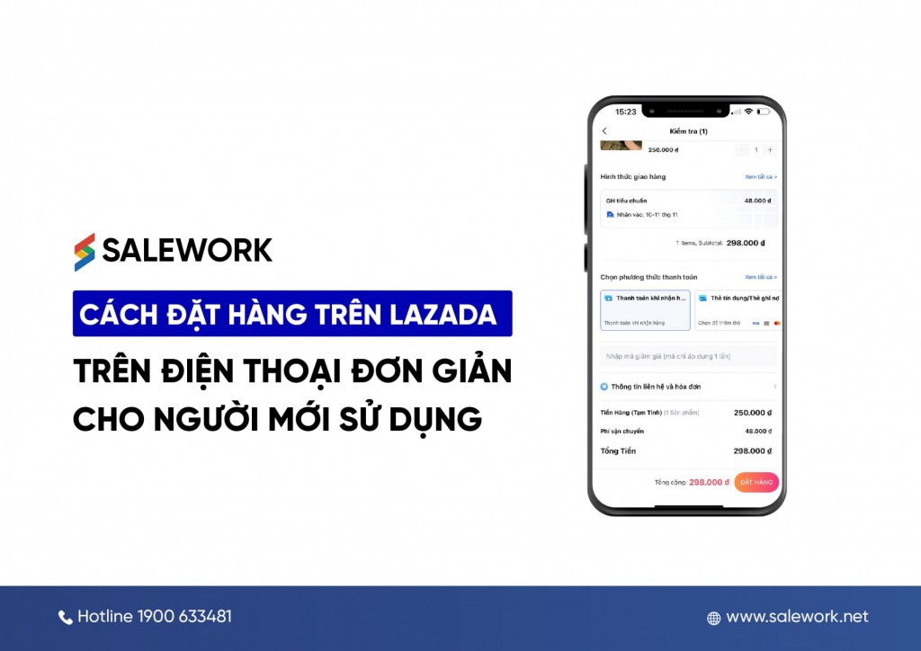 Cách đặt hàng lazada trên điện thoại đơn giản cho người mới sử dụng