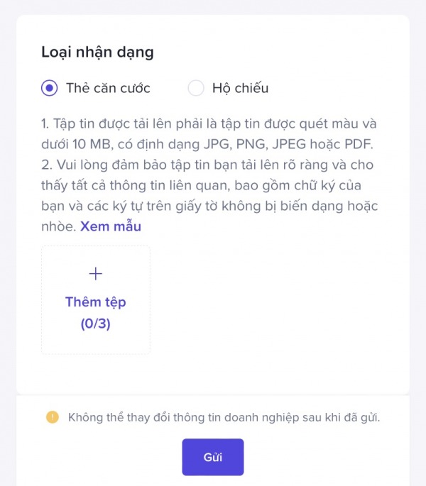 Scan tài liệu cá nhân theo yêu cầu của Tiktok để hoàn thiện việc đăng ký.