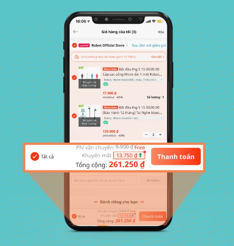 cách mua hàng trên lazada miễn phí vận chuyển