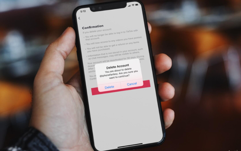 Cách xóa tài khoản TikTok vĩnh viễn