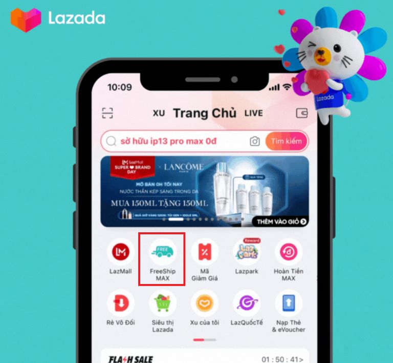 free ship lazada 