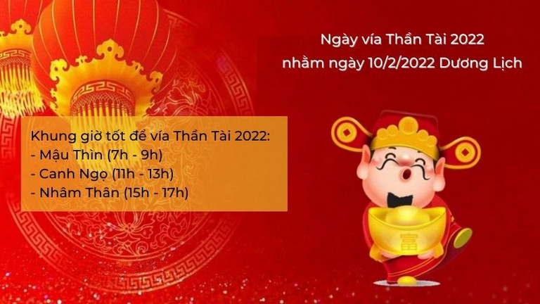 Ngày Vía Thần Tài chính là ngày 10/01 âm lịch hàng năm