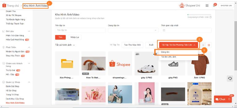 quy trình bán hàng trên shopee