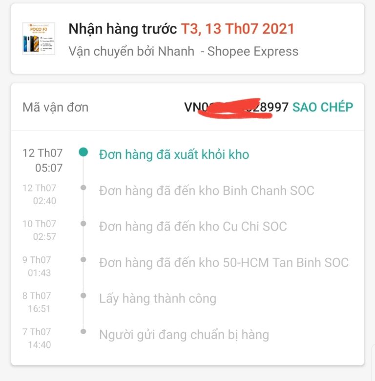 Shopee Express có giao hàng chủ nhật không?