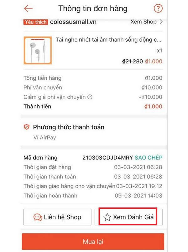 Sửa đánh giá trên Shopee nhanh chóng, đơn giản