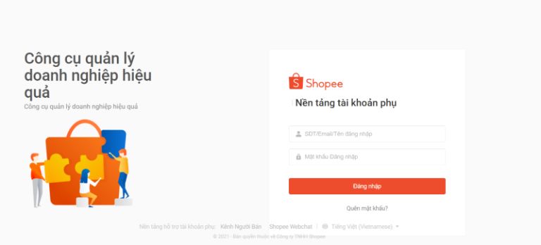 sub account Shopee