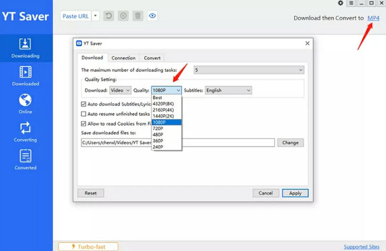 Tải video TikTok không logo với YT Saver