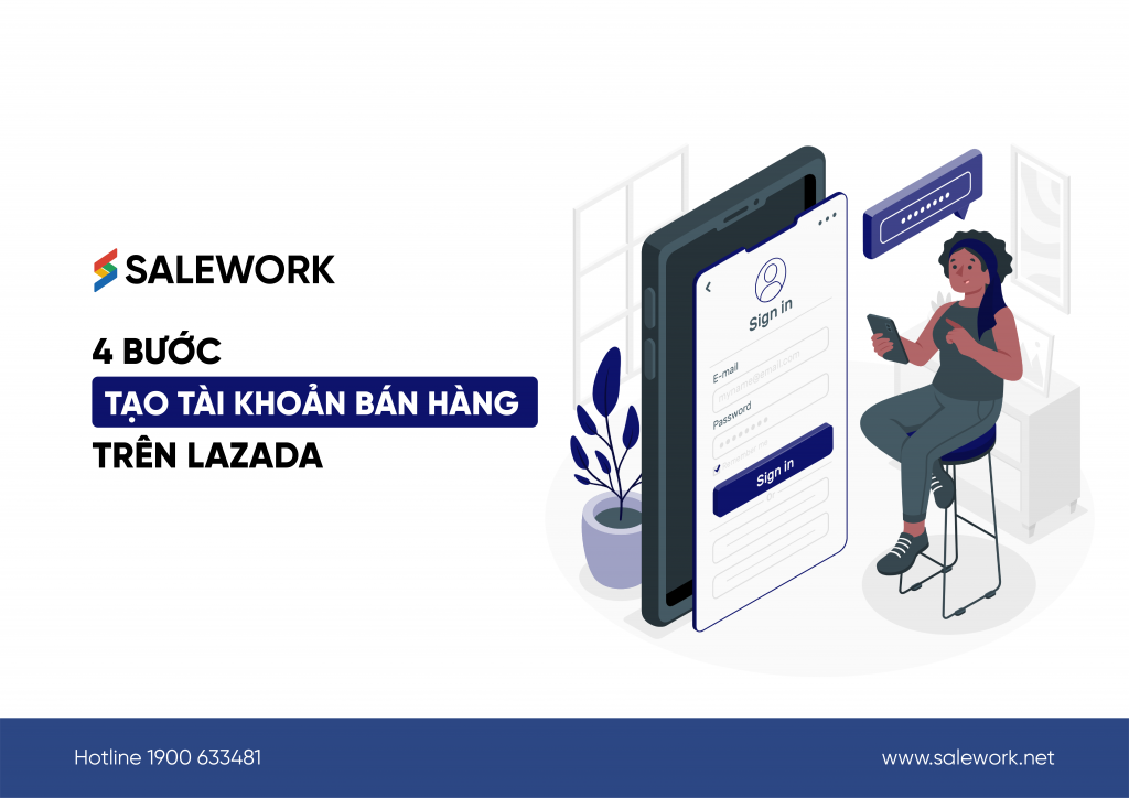 tạo tài khoản bán hàng Lazada