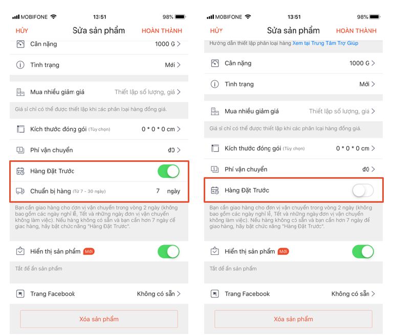  thời gian chuẩn bị hàng Shopee 