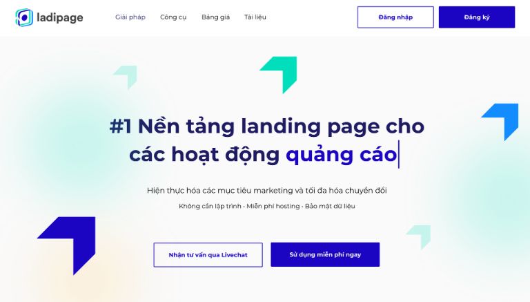 Phần mềm thiết kế landing page