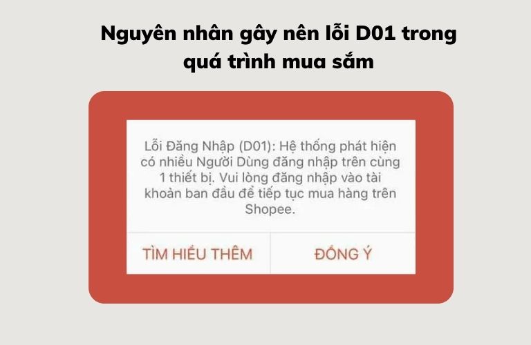 Lỗi D01 Shopee