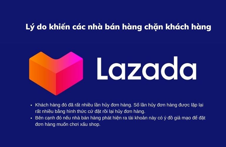 Cách chặn đơn hàng trên Lazada