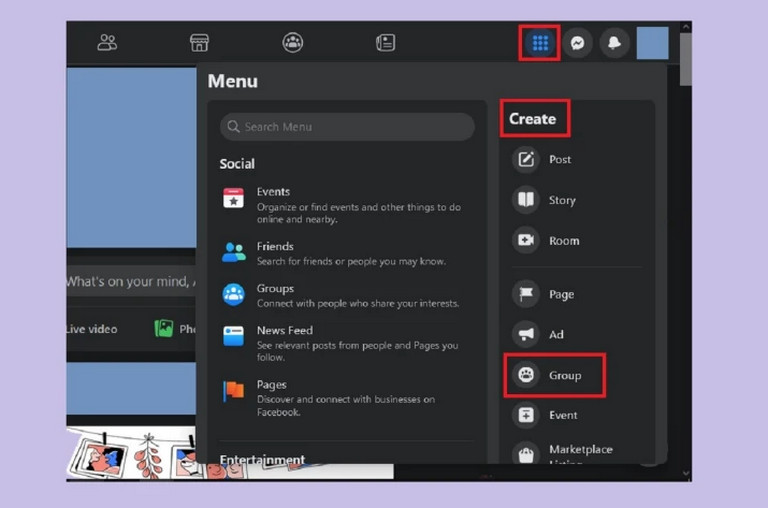 Hướng dẫn cách tạo nhóm trên Facebook trên máy tính