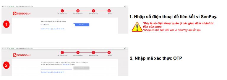 đăng ký bán hàng trên Sendo
