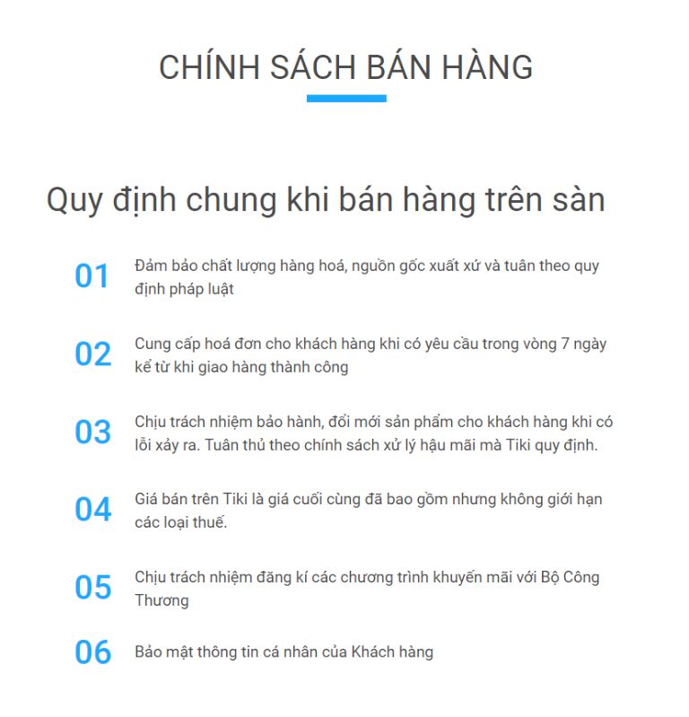 Hướng dẫn bán hàng trên Tiki