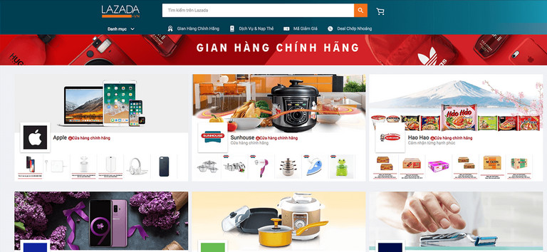 Kích thước banner Lazada chuẩn tạo nên sự đồng bộ giữa các shop trên Lazada