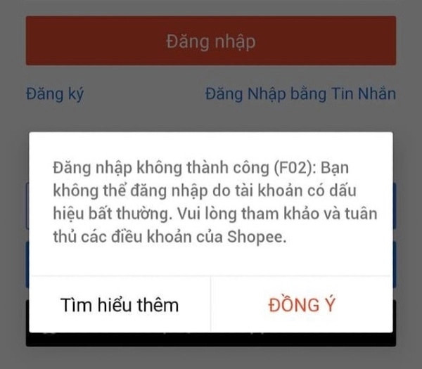 Một số lỗi thường gặp khác trên Shopee ngoài lỗi U02 Shopee