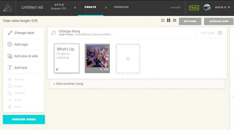 Animoto hỗ trợ nhiều định dạng file khác nhau