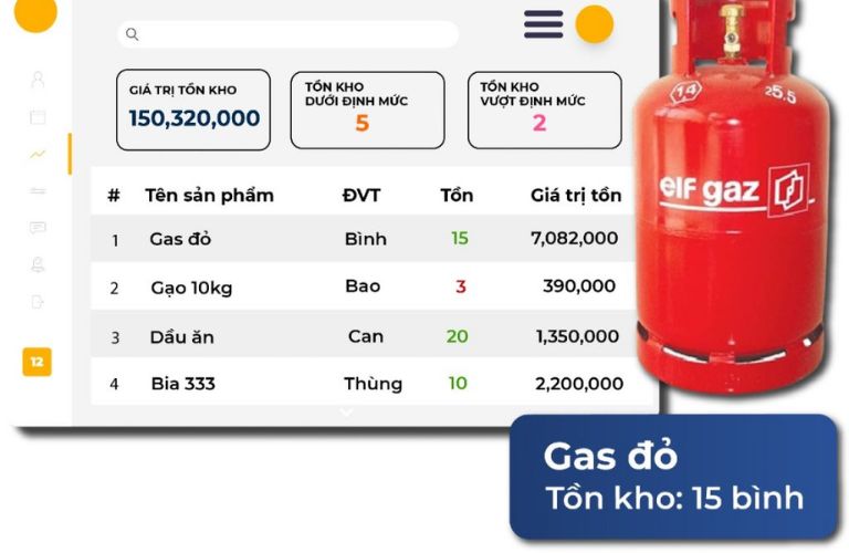 Phần mềm quản lý cửa hàng ga