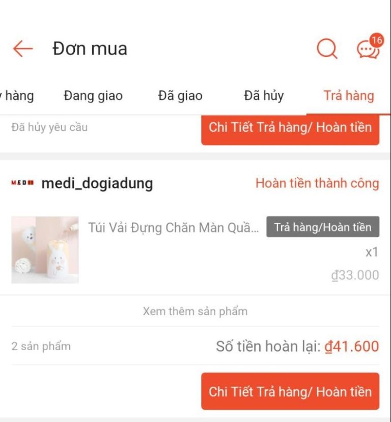 Shopee hoàn tiền trong bao lâu