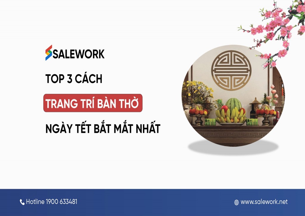 Top 3 cách trang trí bàn thờ ngày Tết bắt mắt nhất