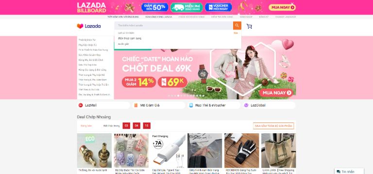 Cách tìm tên shop trên Lazada