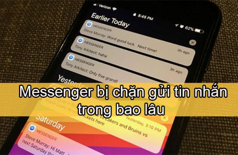 Tài khoản Facebook bị chặn tin nhắn