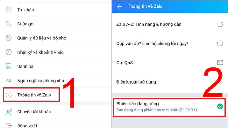 đồng bộ tin nhắn Zalo