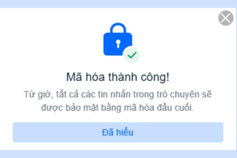 mã hóa đầu cuối Zalo