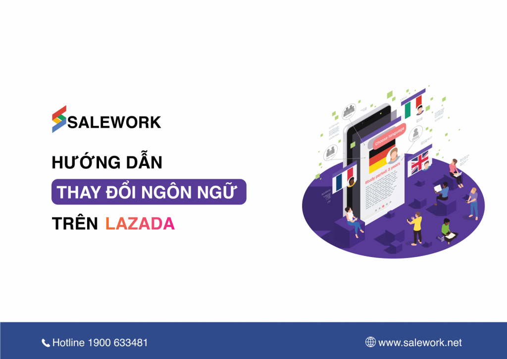 Hướng dẫn thay đổi ngôn ngữ trên Lazada